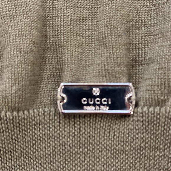 GUCCI sleeveless button down sweater with collar - Picture 5 of 7